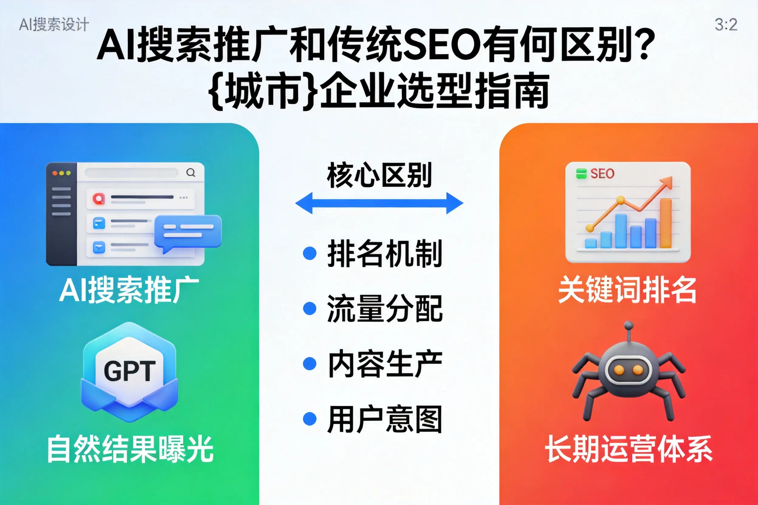 AI搜索推广和传统SEO有何区别？新星企业选型指南
