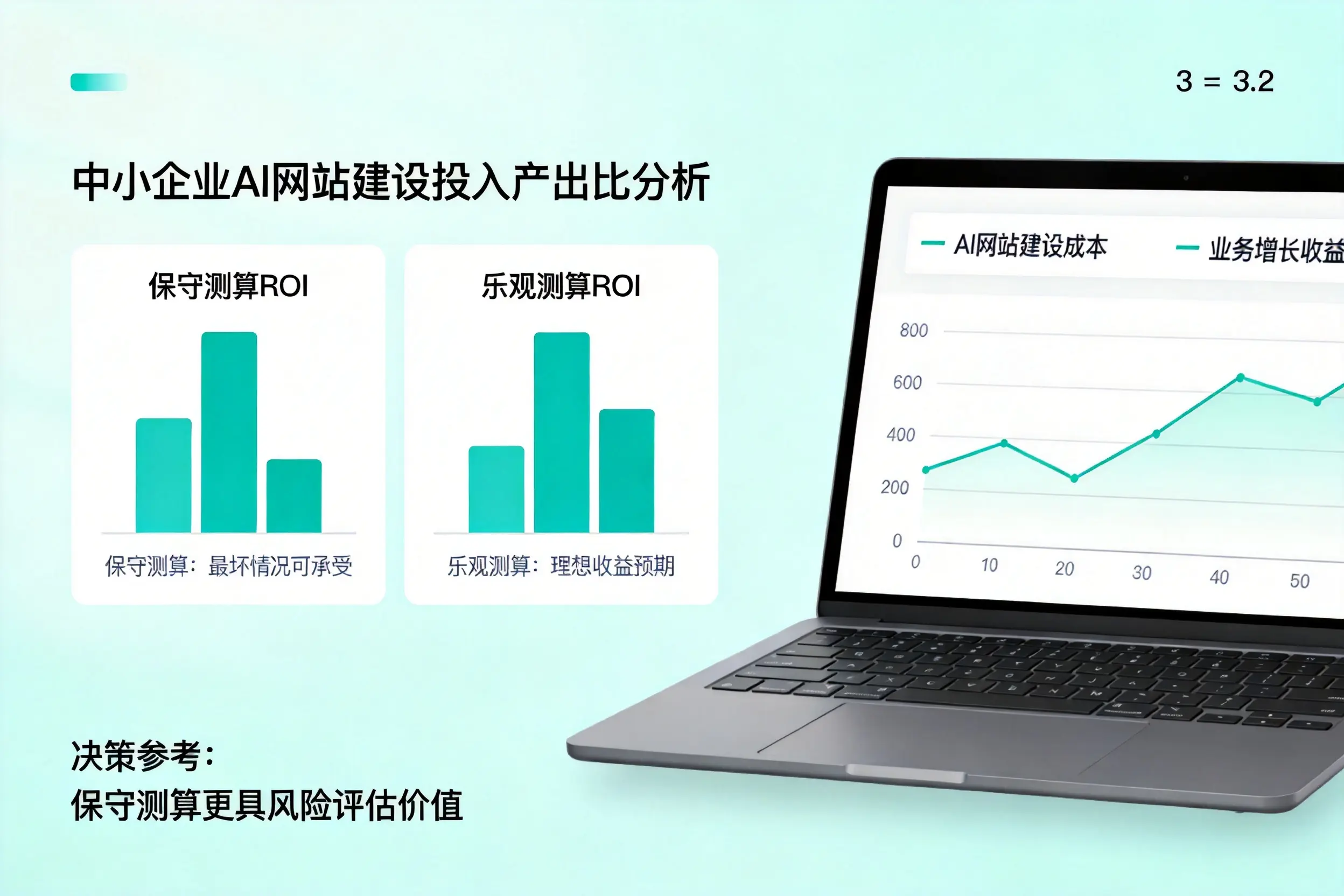 新星中小企业AI网站建设投入产出比怎么算?先看这份分析