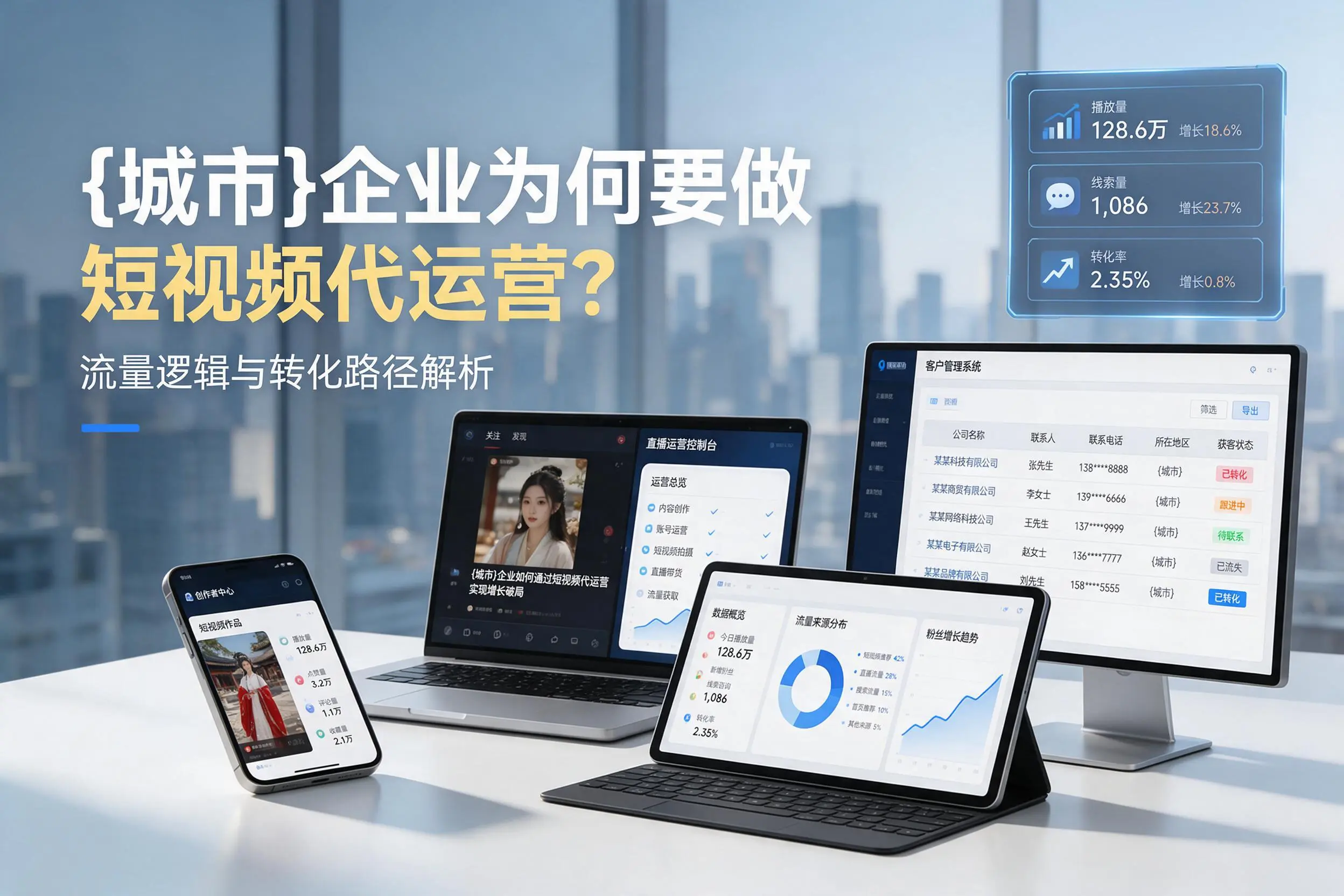 新星企业为何要做短视频代运营?流量逻辑与转化路径解析