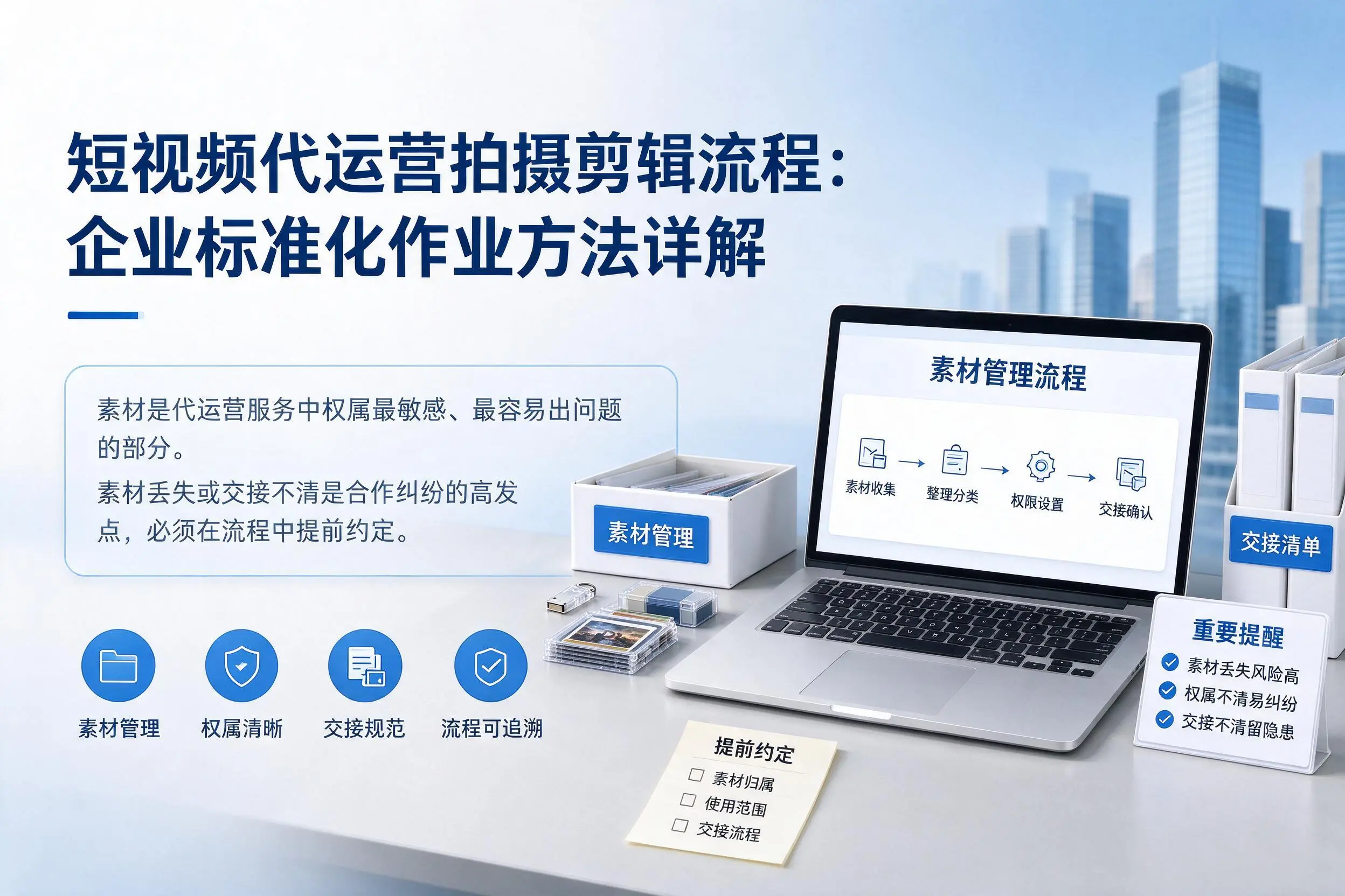 短视频代运营拍摄剪辑流程:新星企业标准化作业方法详解