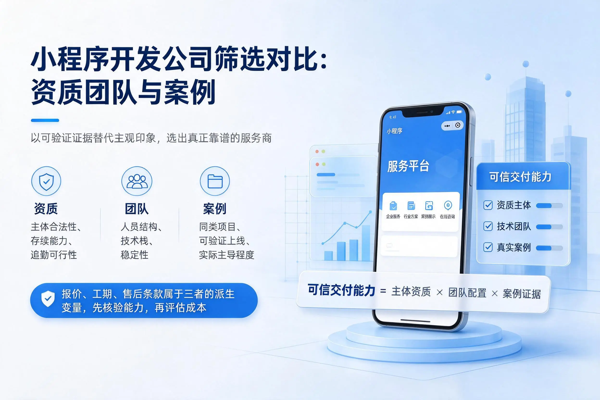 新星小程序开发公司筛选对比：资质团队与案例