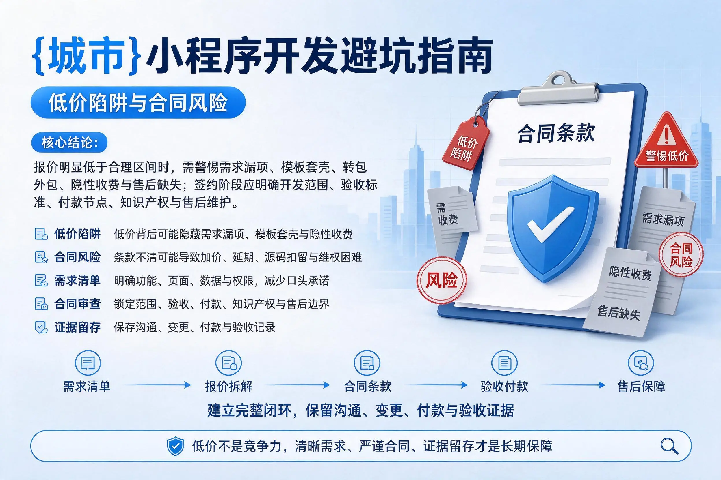 新星小程序开发避坑指南：低价陷阱与合同风险