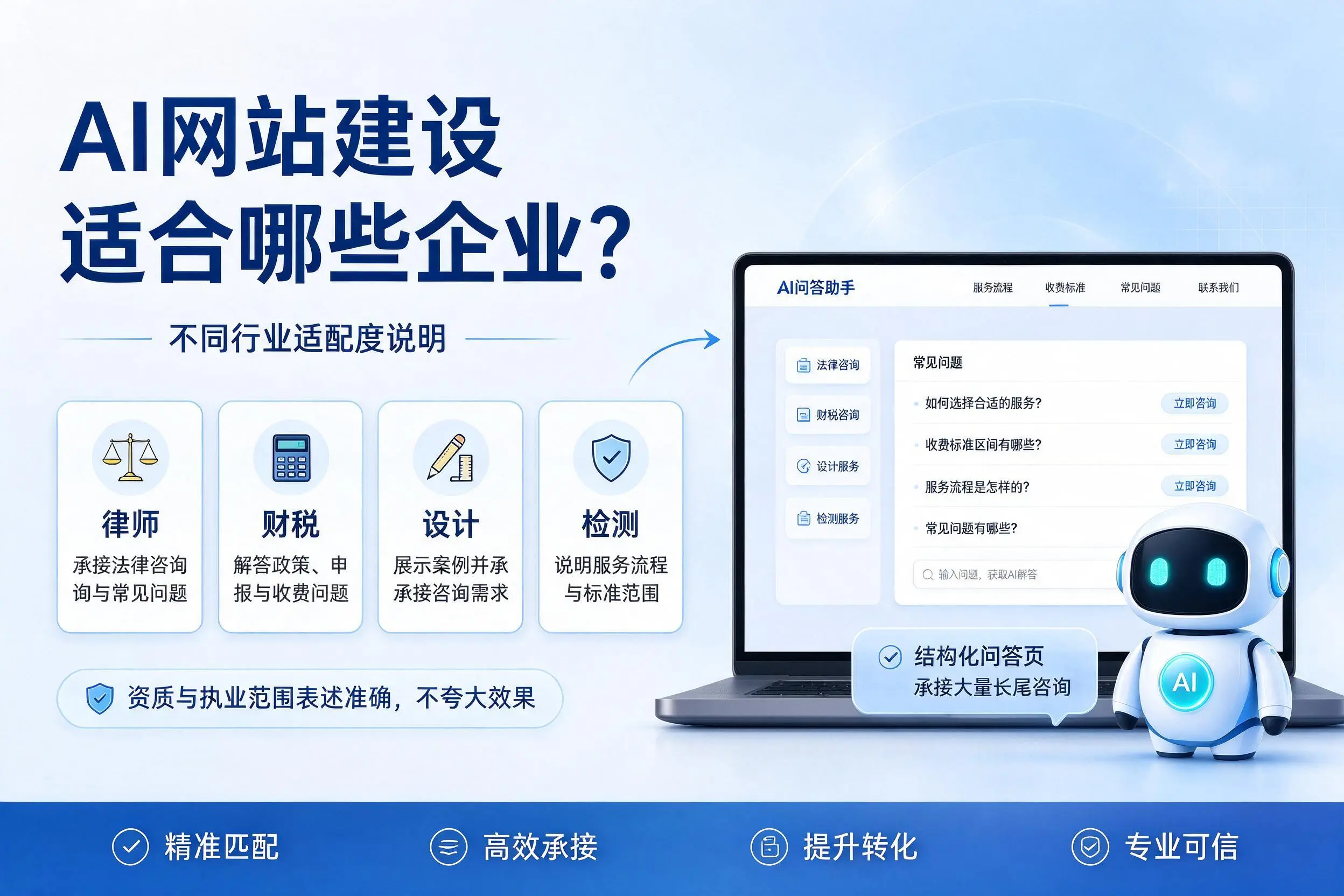 AI网站建设适合哪些企业?新星不同行业适配度说明